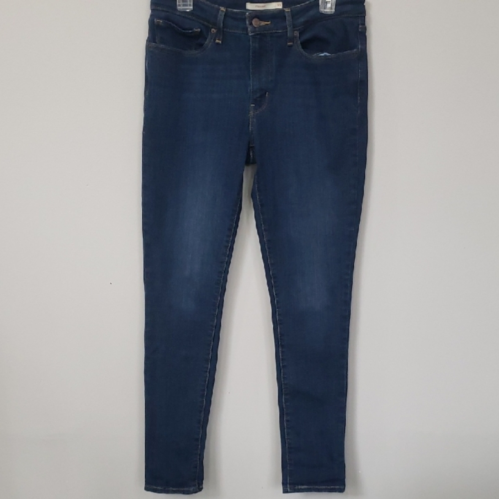 Levi's Women's Dark Blue 711 Skinny Jeans Womens 30 Classic Denim
